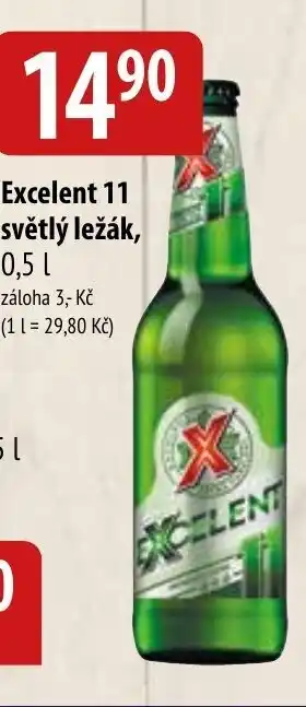 Bala Excelent 11 světlý ležák, 0,5 L nabídka