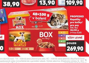 Kaufland Propesko kapsičky pro kočky nabídka