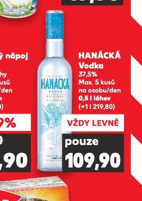 Kaufland Hanácká vodka nabídka