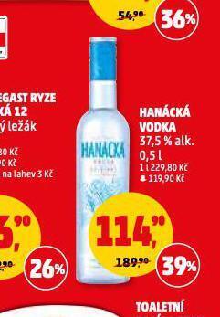 Penny Market Hanácká vodka nabídka