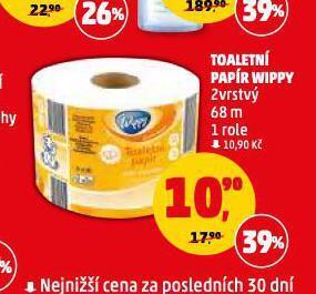 Penny Market Wippy toaletní papír nabídka