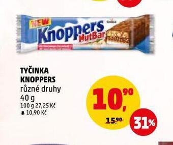 Penny Market Tyčinka knoppers nabídka