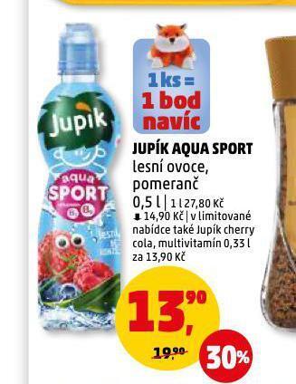 Penny Market Jupík aqua sport nabídka