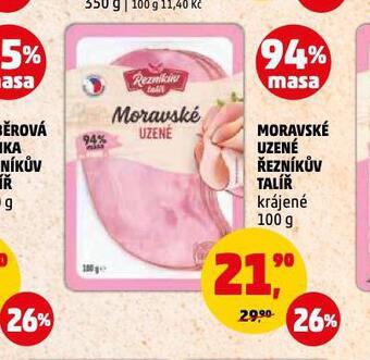 Penny Market Moravské uzené nabídka