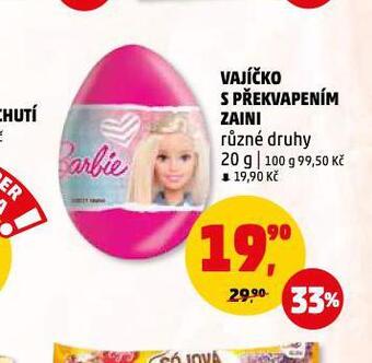 Penny Market Vajíčko s překvapením zaini nabídka