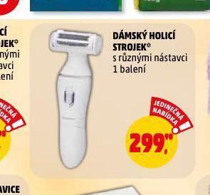 Dámský holicí strojek