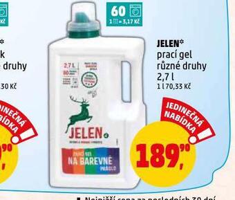 Penny Market Jelen prací gel nabídka