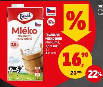 Penny Market Trvanlivé mléko nabídka