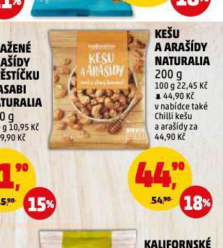 Penny Market Kešu a arašídy nabídka