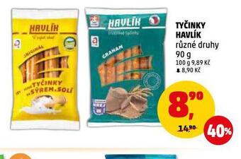 Penny Market Tyčinky havlík nabídka