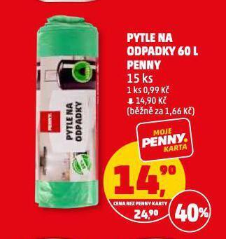 Penny Market Pytle na odpadky nabídka