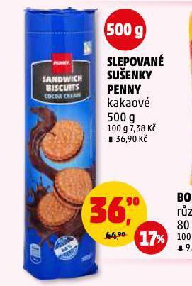 Penny Market Slepované sušenky nabídka