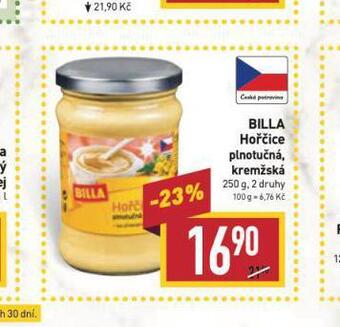 Billa Hořčice nabídka