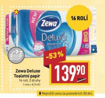 Billa Zewa toaletní papír nabídka