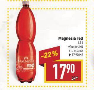 Billa Magnesia red nabídka