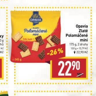 Billa Opavia zlaté polomáčené nabídka