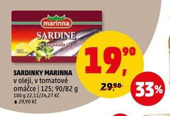 Penny Market Sardinky marinna nabídka