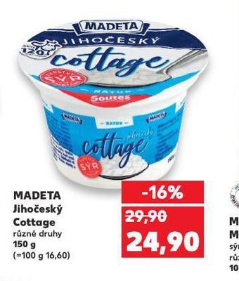Kaufland Madeta jihočeský cottage nabídka