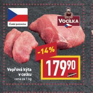 Billa Vepřová kýta nabídka