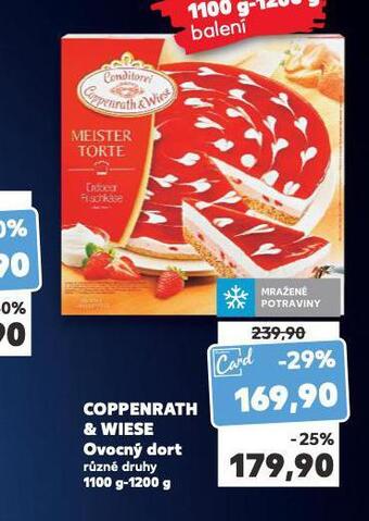 Kaufland Coppenrath & wiese ovocný dort nabídka
