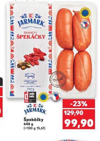 Kaufland Špekáčky nabídka