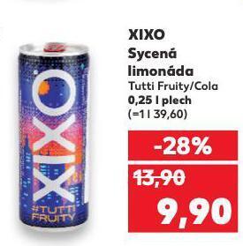 Kaufland Xixo sycená limonáda nabídka