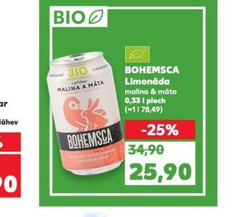 Kaufland Bohemsca limonáda nabídka