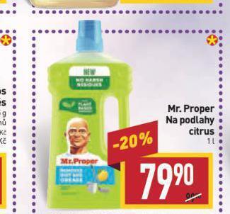 Billa Mr. proper na podlahy nabídka