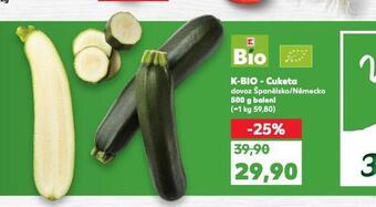 Kaufland K-bio cuketa nabídka