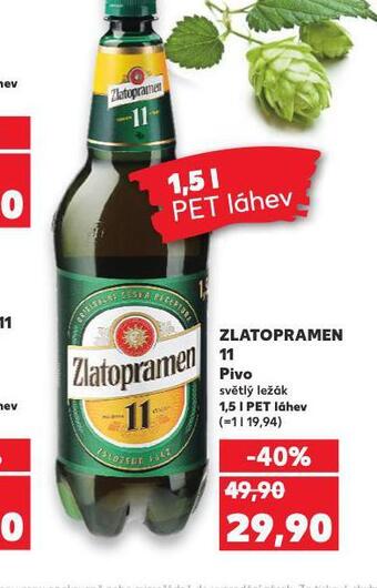 Kaufland Pivo zlatopramen 11 nabídka