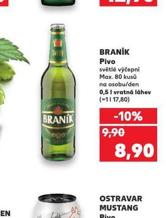 Kaufland Pivo braník nabídka