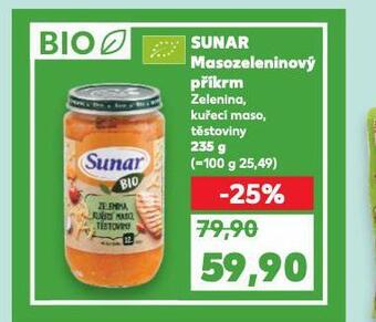 Kaufland Sunar masozeleninový příkrm nabídka