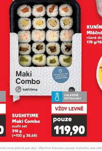 Kaufland Sushitime maki combo sushi set nabídka
