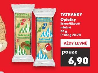 Kaufland Tatranky oplatky nabídka