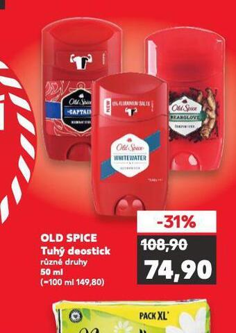 Kaufland Old spice tuhý deostick nabídka