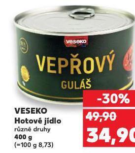 Kaufland Veseko hotové jídlo nabídka