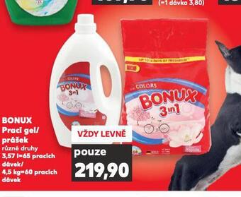 Kaufland Bonux prací prostředek nabídka