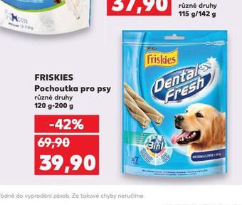 Kaufland Friskies pochoutka pro psy nabídka