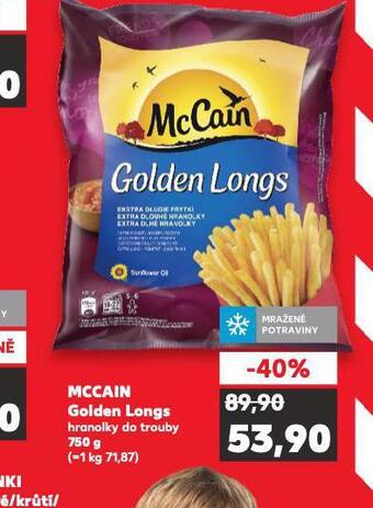 Kaufland Mccain golden longs hranolky do trouby nabídka