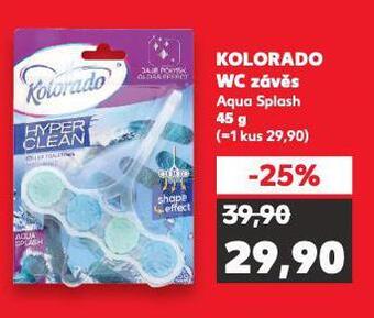 Kaufland Kolorado wc závěs nabídka