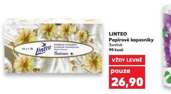 Kaufland Linteo papírové kapesníky nabídka
