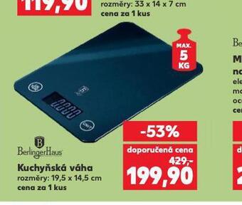 Kaufland Kuchyňská váha nabídka