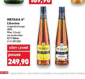 Kaufland Metaxa 5* nabídka