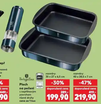 Kaufland Plech na pečení 40 x 28,5 x 7 cm nabídka