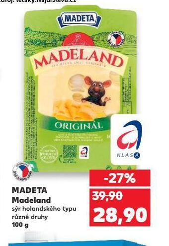 Kaufland Madeta madeland nabídka