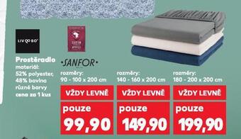 Kaufland Napínací prostěradlo 180-200 x 200 cm nabídka