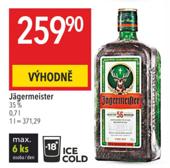 Globus Jägermeister nabídka