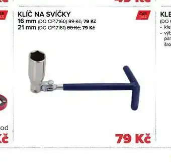 Klíč na svíčky 21 mm
