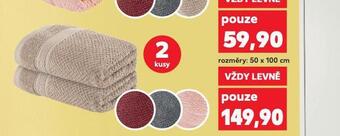 Kaufland Ručník 50 x 100 cm nabídka