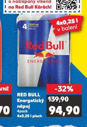 Red bull energetický nápoj